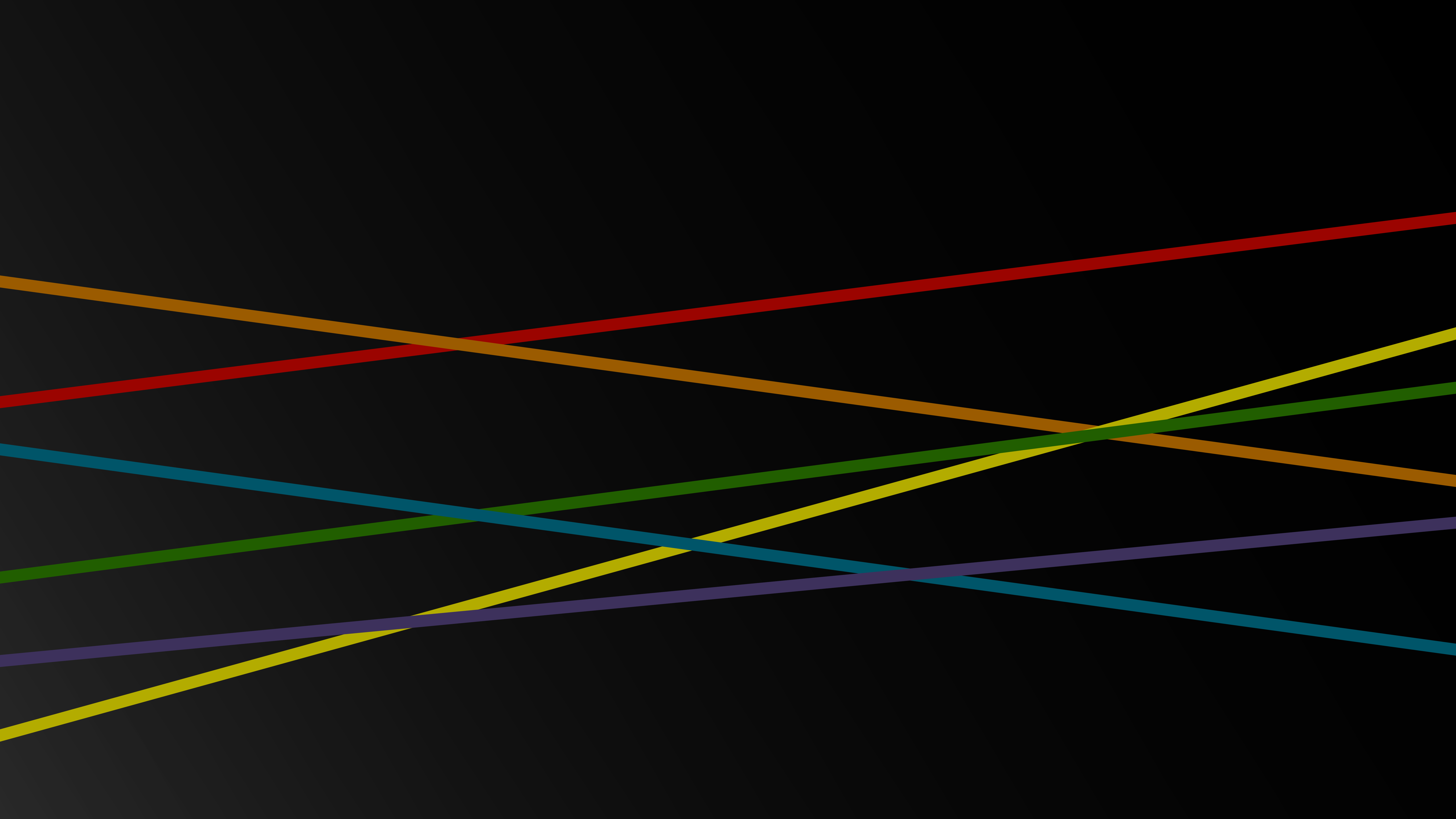 Serveral lines that are all different colours going horizontally.